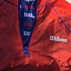 Wilson Red Windbreaker Jacket